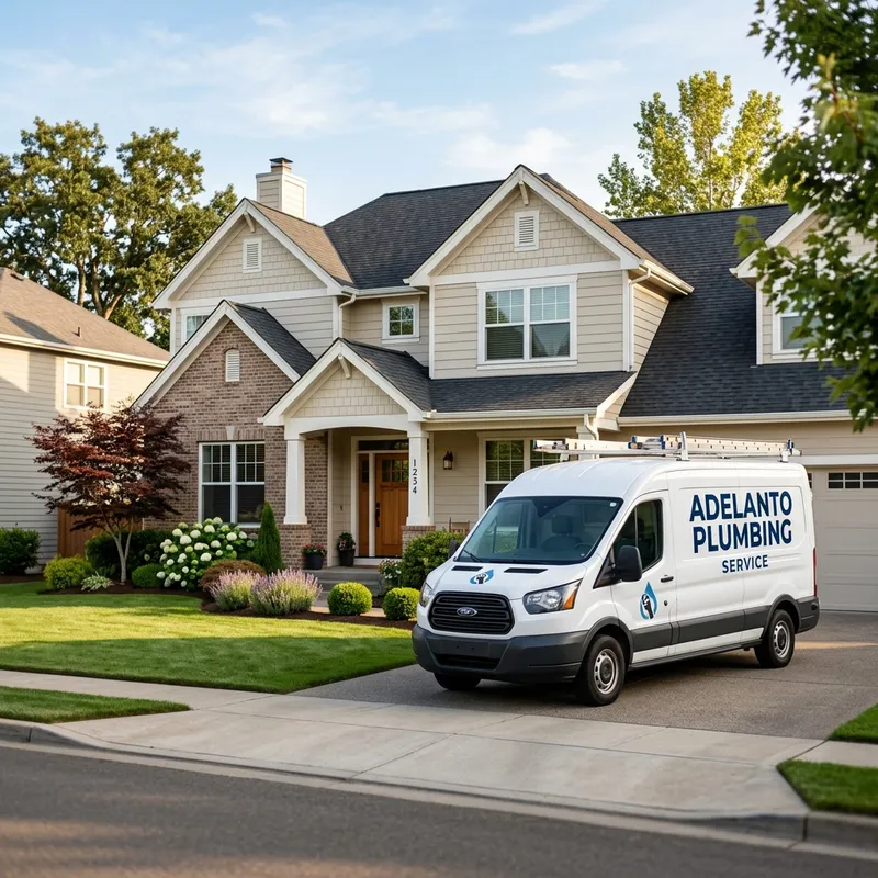 Adelanto Plumbing Service Van