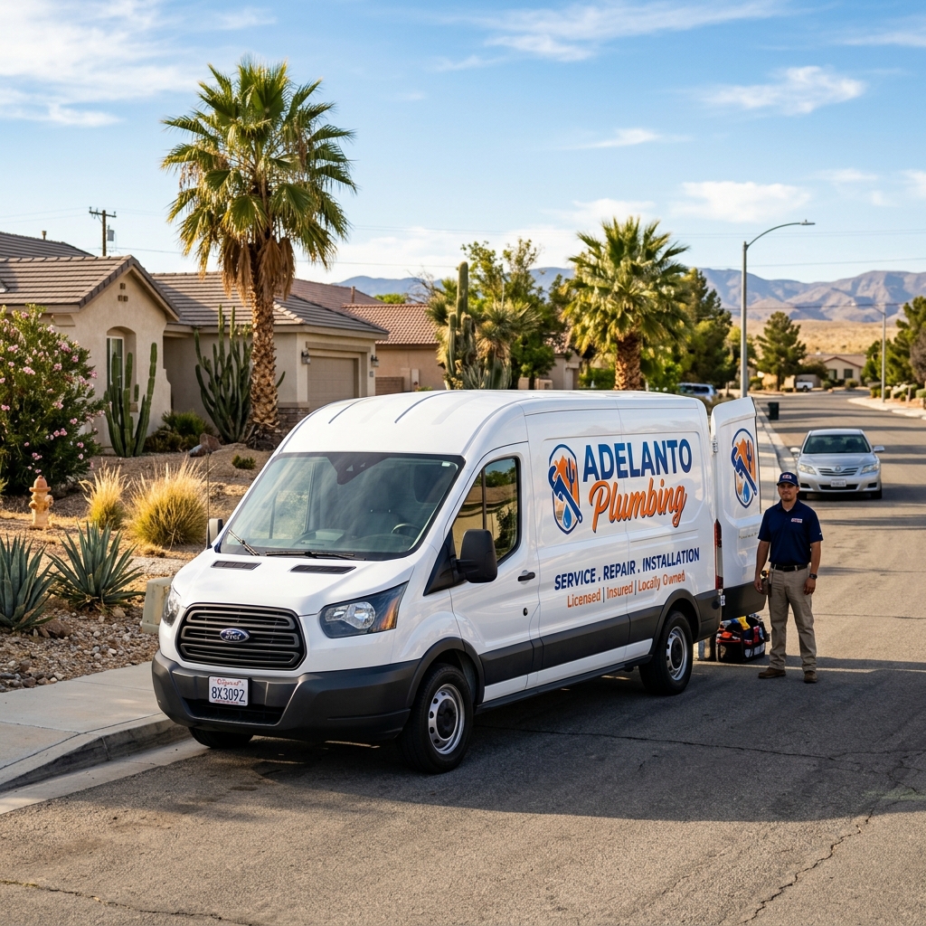 Trusted Adelanto Plumbing Van